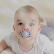 Infinity symetrické cumlíky silikón 6 - 36 mesiacov 2 ks Bibs