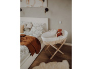 Stojan na Mojžišov košík pre bábätko Smart Transparent bezfarebný lak Ahojbaby