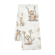 Flanelová plienka s potlačou ZOO beige New Baby
