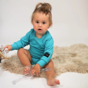 Rastúce body rebrované Turquoise - tyrkysová Esito