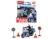 Policajný motocykel 10 cm s prísl.