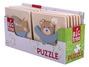 Big Tree puzzle drevené 15x15 cm