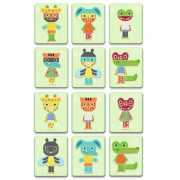 Magnetické Inzebox Mix Zvieratiek Djeco