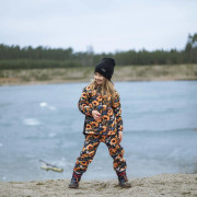 Rastúce softshellové nohavice Slnečnica čierne Esito