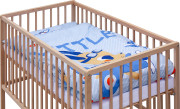 Detská postieľka s kompletnou výbavou Scarlett 120 x 60 cm - Nary