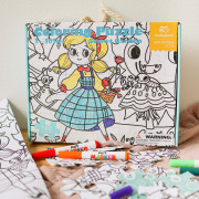 Vyfarbovacie puzzle Utajená záhrada 100 ks