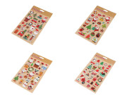 Vianočné samolepky 3D