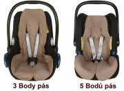 Vložka do kočíka aj autosedačky 3D merino Kaarsgaren