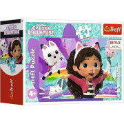 Minipuzzle S Gabby je vždy zábava/Gabby´s Dollhouse 4 druhy, 54 dielikov