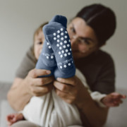 Detské ponožky Stay-on-Socks Antislip 1 pár Blue Heaven