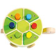 Zatĺkačka korytnačka drevená 25 cm