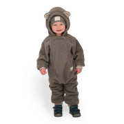 Rastúca zimná kombinéza Teddy fleece double Brown Esito