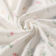 Mušelínové - super mäkké plienky, 3 ks 70x70 cm Púdrová Flowers