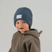 Zimná čiapka Teddy fleece double Denim blue Esito