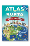 Atlas sveta Kniha so samolepkami