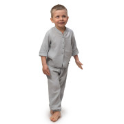 Detská mušelínová košeľa Luca Dove Grey Esito