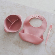 Silikónová delená miska s prísavkou DOTS 360 ml Canpol babies