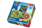 Puzzle 3v1 Marshall, Rubble a Chase Paw Patrol 20x19,5 cm