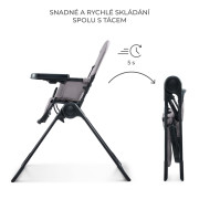 Stolička jedálenská Binci Kinderkraft