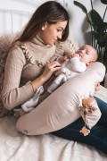 Bambusový polohovací vankúš MiniRelax 150 cm Babymatex
