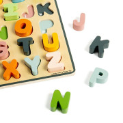 Drevené puzzle veľké písmená Bigjigs Toys - ABC