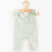 Dojčenské mušelínové lacláčiky New Baby Comfort clothes šalviová