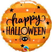 Fóliový balónik kruh - Happy Halloween 46 cm