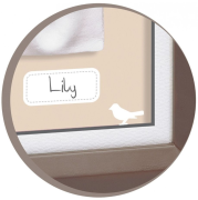 Drevený rámček pre odtlačok My Baby Touch Double Brown Baby Art