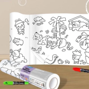 Samolepiaca omaľovánka v úlohe Zvieratká 3 m Jarmelo