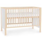 Postieľka borovice Emma 120 x 60 cm Nanna White/Natural