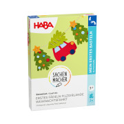 Kreatívna sada Prvé navliekanie plstená girlanda Vianočná cesta Haba