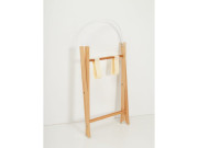 Stojan na Mojžišov košík pre bábätko Smart Transparent bezfarebný lak Ahojbaby