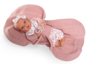 Realistická bábika so zvukmi a mäkkým látkovým telom 27 cm Kika 11325 Antonio Juan