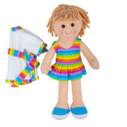 Látková bábika Michelle 34 cm Bigjigs Toys