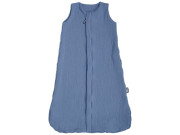 Letný 3D spací vak mušelín modrý