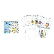 Atelier Step by step Kreatívna sada Kreslenie krok za krokom s fixkami Janod