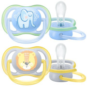 Philips AVENT Cumlík Ultra air Pastel 0-6 m chlapec, 2 ks
