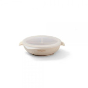 Silikónový tanierik s prísavkou a viečkom BabyOno