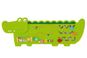 Drevená nástenná hra - krokodíl
