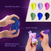 OKTO Modelovanie Malý svet v rámčeku motív "Netopier"