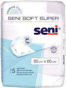 Jednorazové prebaľovacie podložky Seni Soft 60 x 60 5 ks
