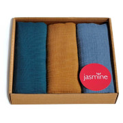 Mušelínové plienky darčekové balenie Box Lux 6 60x80 cm 3 ks Jasmine
