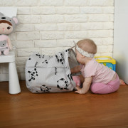 Skladací kôš na hračky - Panda Akuku