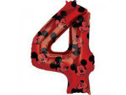 Fóliový balónik číslica Mickey Mouse 66 cm