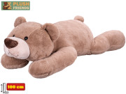 Plyšový medveď 100 cm ležiaci 0 m+Plush Friends