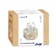 Kocka s aktivitami 7v1 Pastel
