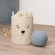 Kôš na hračky Premium Bouclé so šnúrkou 43 l Sipo