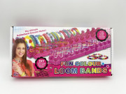 Kreatívna súprava na výrobu náramkov Loom Band 600 ks