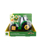 Traktor Johny s číslami John Deere