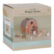 Domček s vkladacími tvarmi drevený Farma Little Dutch